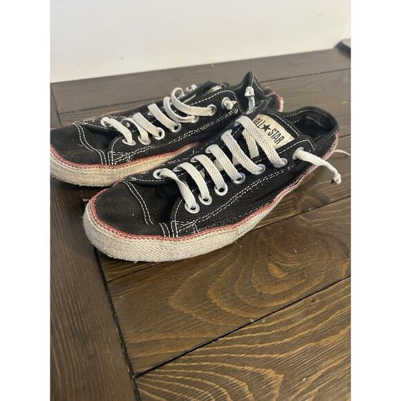 Converse All Star Raw Edge 136548C Purple Red Stitch Men’s 10 Rare Japan Style - Picture 1 of 5
